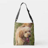 Schattige Goldendole Dog Crossbody Tas (Achterkant)