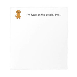 Schattige Goldendoodle Hond Notitieblok