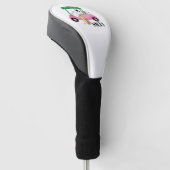 Schattige Golfkar – Minimale Zomer Golfheadcover (Schuin)