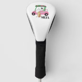 Schattige Golfkar – Minimale Zomer Golfheadcover (Voorkant)