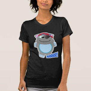Schattige Goofkins nijlpaard piraat T-shirt
