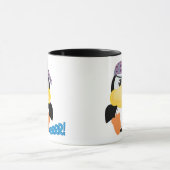 Schattige Goofkins pinguïn piraat Mok (Midden)