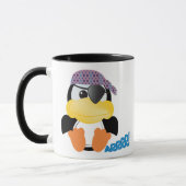 Schattige Goofkins pinguïn piraat Mok (Links)