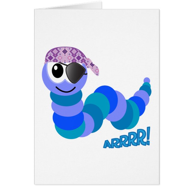 Schattige Goofkins piraat rups (Voorkant)