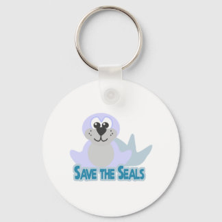 Schattige Goofkins redden de zeehonden Sleutelhanger
