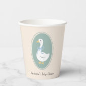 Schattige Goose Baby shower Papieren Bekers (Voorkant)