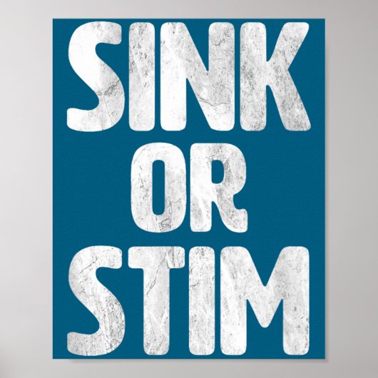 Schattige Gootsteen Stim Neurodivergent Normalisee Poster (Voorkant)