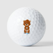 Schattige Gopher met Golfclub Golfballen (Voorkant)
