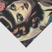 Schattige Gothic Meisje Tissuepapier (Detail)