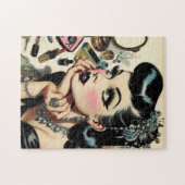  Schattige Gothic Pin Up Legpuzzel (Horizontaal)