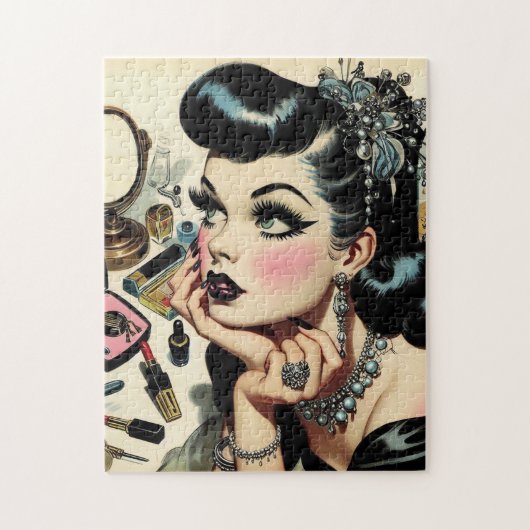  Schattige Gothic Pin Up Legpuzzel (Verticaal)