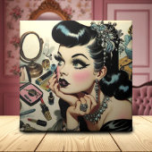  Schattige Gothic Pin Up Tegeltje