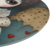 Schattige Gotische Valentijn Doll Snijplank (Hoek)