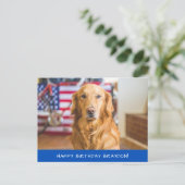 Schattige Goud Retriever Hond Briefkaart (Staand voorkant)