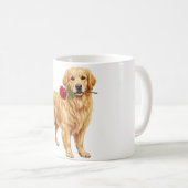 Schattige Goud Retriever Hond Koffiemok (Voorkant rechts)