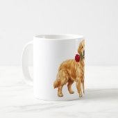 Schattige Goud Retriever Hond Koffiemok (Voorkant links)