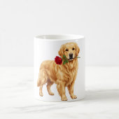 Schattige Goud Retriever Hond Koffiemok (Center)