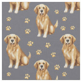 Schattige Goud Retriever Hond Stof (Close Up)