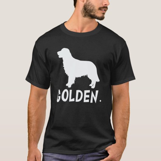 Schattige Goud Retriever Hond T-shirt (Voorkant)