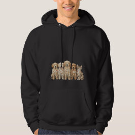 Schattige Goud Retriever Puppies & Kitten Hoodie
