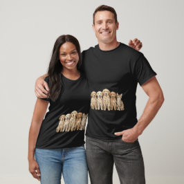 Schattige Goud Retriever Puppies & Kitten T-shirt