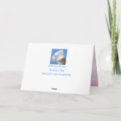 Schattige Goud Retriever Puppy Moederdag Kaart (Achterkant)