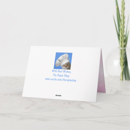 Schattige Goud Retriever Puppy Moederdag Kaart (Achterkant)