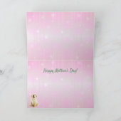 Schattige Goud Retriever Puppy Moederdag Kaart (Binnen)