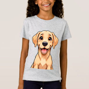 Schattige Goud Retriever Puppy T-shirt