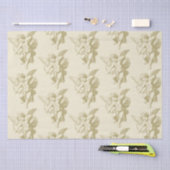 Schattige  Gouden Beige Cupid Angel Tissuepapier (Craft)