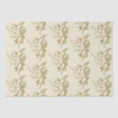 Schattige  Gouden Beige Cupid Angel Tissuepapier (Voorkant)