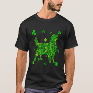 Schattige Gouden Retriever Hond Klavertje Vier Ier T-shirt