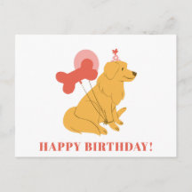 Schattige Gouden Retriever Hond Kleurrijke Moderne