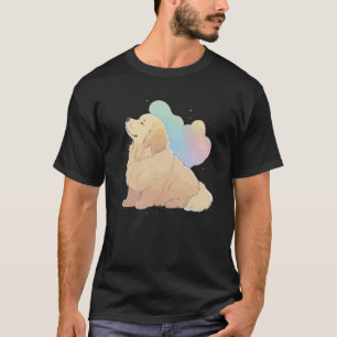 Schattige Gouden Retriever Kleurrijke Pop Tie Dye  T-shirt