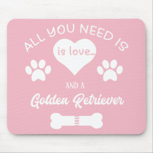 Schattige Gouden Retriever Moeder Schattige Puppy Muismat