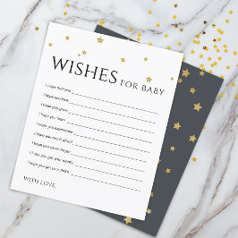 Schattige Gouden Sterren Wensen voor Baby Advieska