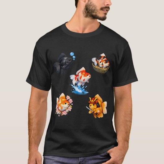 Schattige Goudvis T-shirt (Voorkant)