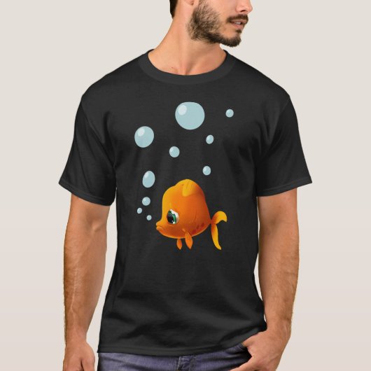 Schattige Goudvis T-shirt (Voorkant)