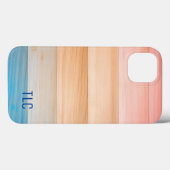 Schattige Gradiënt kleurrijke textuur houtpatroon Case-Mate iPhone Case (Achterkant (horizontaal))