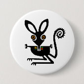 Schattige graphic BILBY - Marsupial - Wildlife - Ronde Button 7,6 Cm (Voorkant)