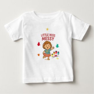 Schattige & Grappig Baby T-shirt – Little Miss Mes