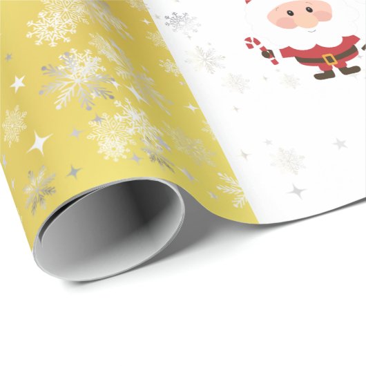 Schattige Grappig Elegant Rudolph Kerstbomen Cadeaupapier (Rol Hoek)