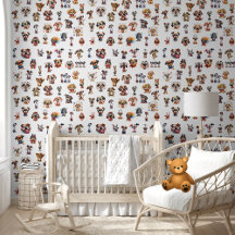 Schattige Grappig Gekke Waterverf Honden Puppies P