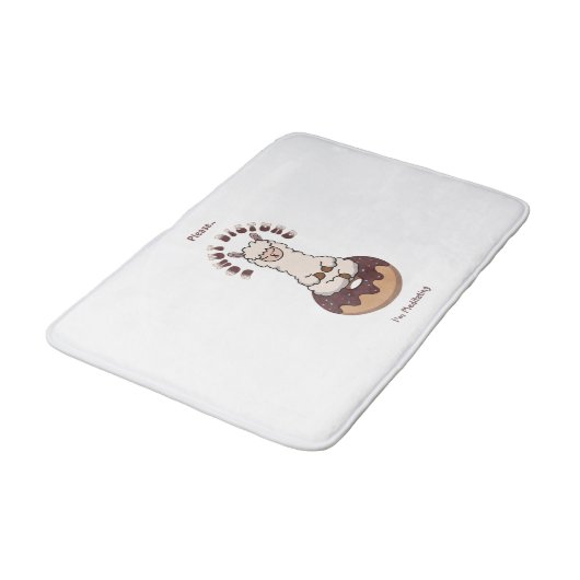 Schattige Grappig Gezegde Voedsel Pun Badmat (Gekanteld)