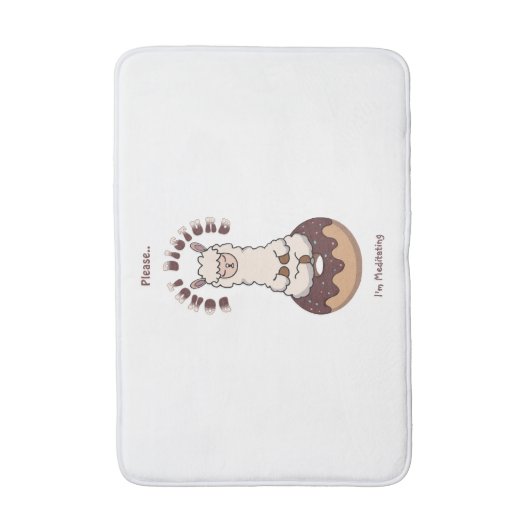 Schattige Grappig Gezegde Voedsel Pun Badmat (Voorkant Verticaal)