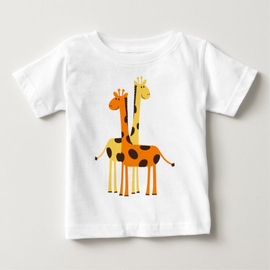 Schattige grappig Giraffe paar (Voorkant)