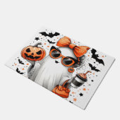Schattige grappig Halloween spook Deurmat (Schuin)
