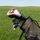 Schattige grappig Halloween spook Golfheadcover (Insitu)