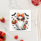 Schattige grappig Halloween spook Servet (Insitu)