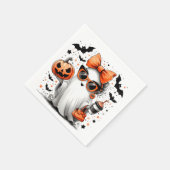 Schattige grappig Halloween spook Servet (Hoek)